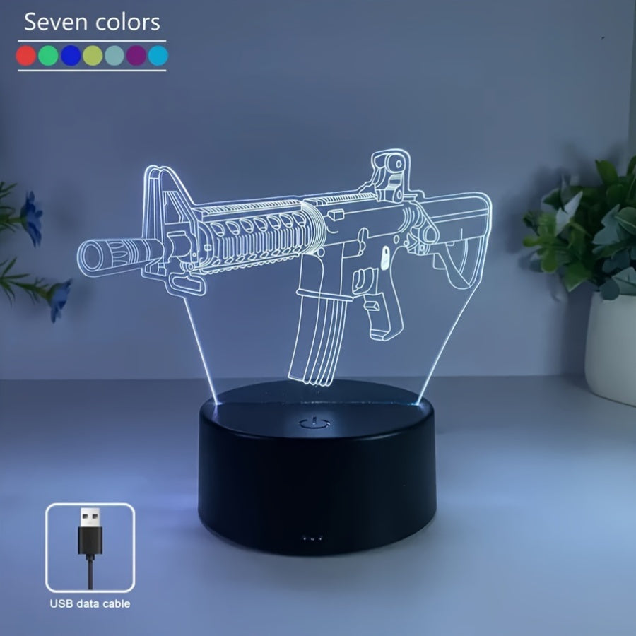 Skorter | GeoLight - 3D Geometric LED Desk Lamp with Touch Control
