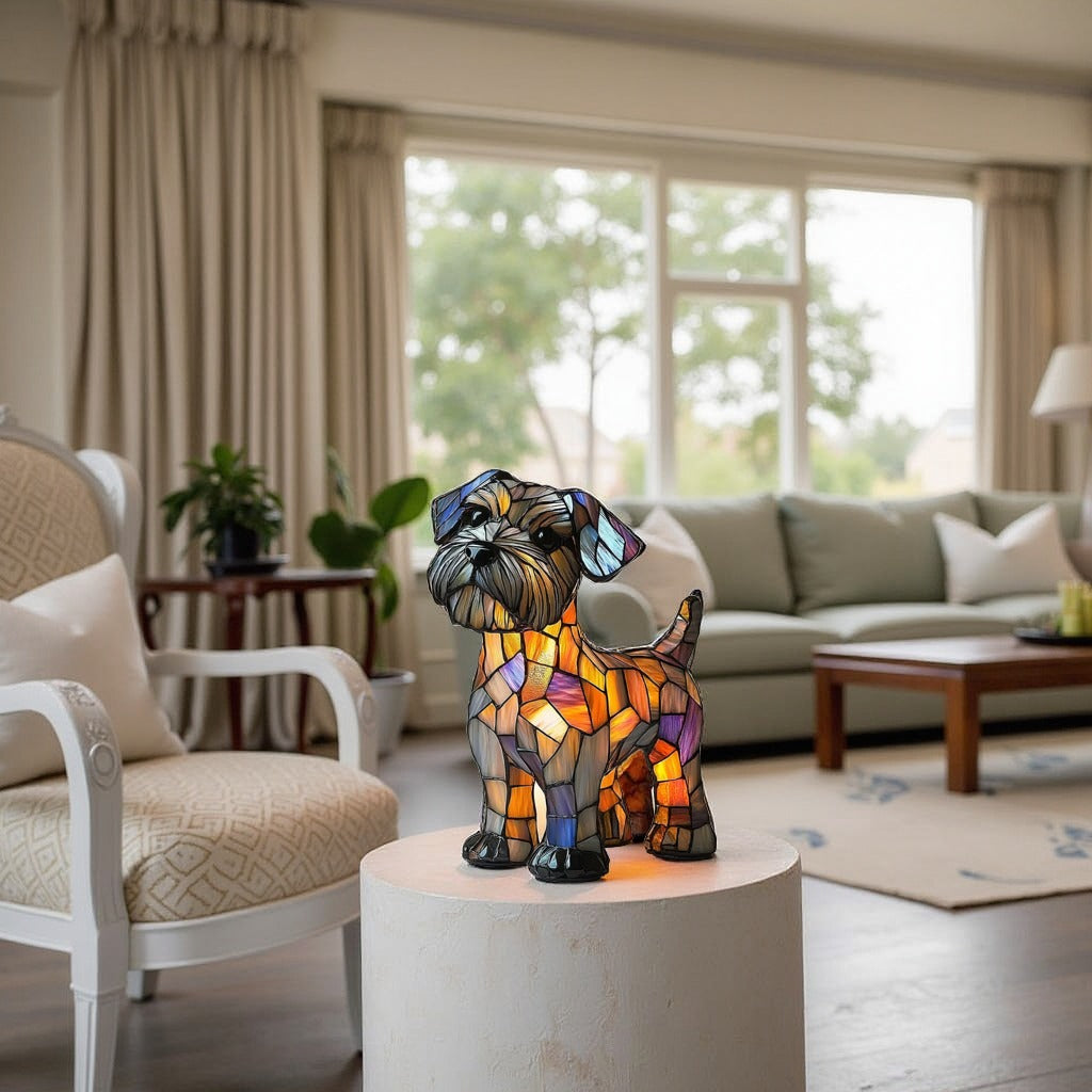 Skorter | GlowPaw Dog Tribute Lamp – Handmade Acrylic Night Light for Dog Lovers (USB Powered)