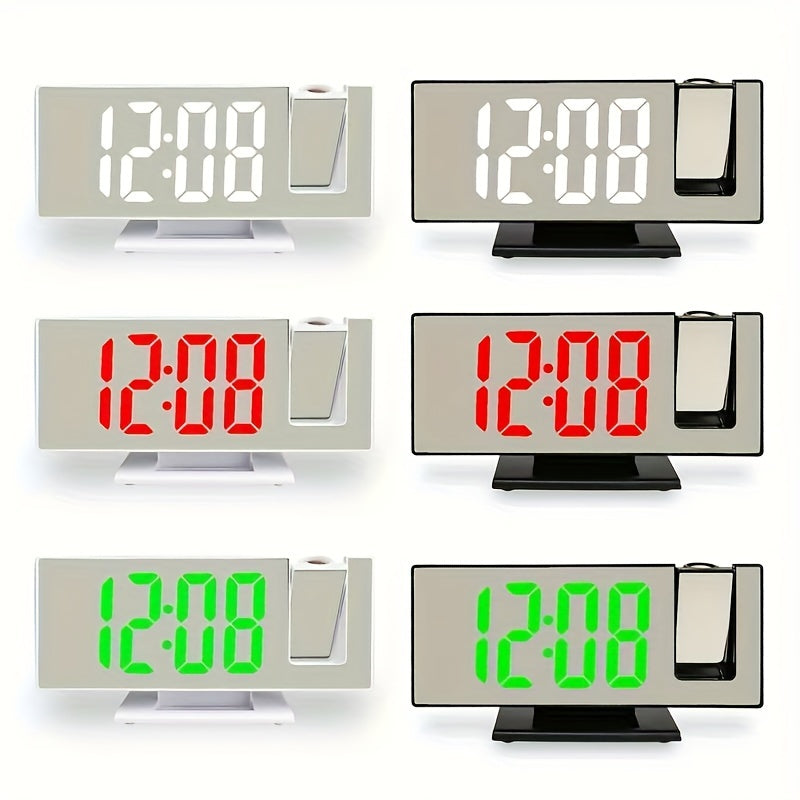 Skorter | ProjectTime - Large LED Mirror Clock with Projection