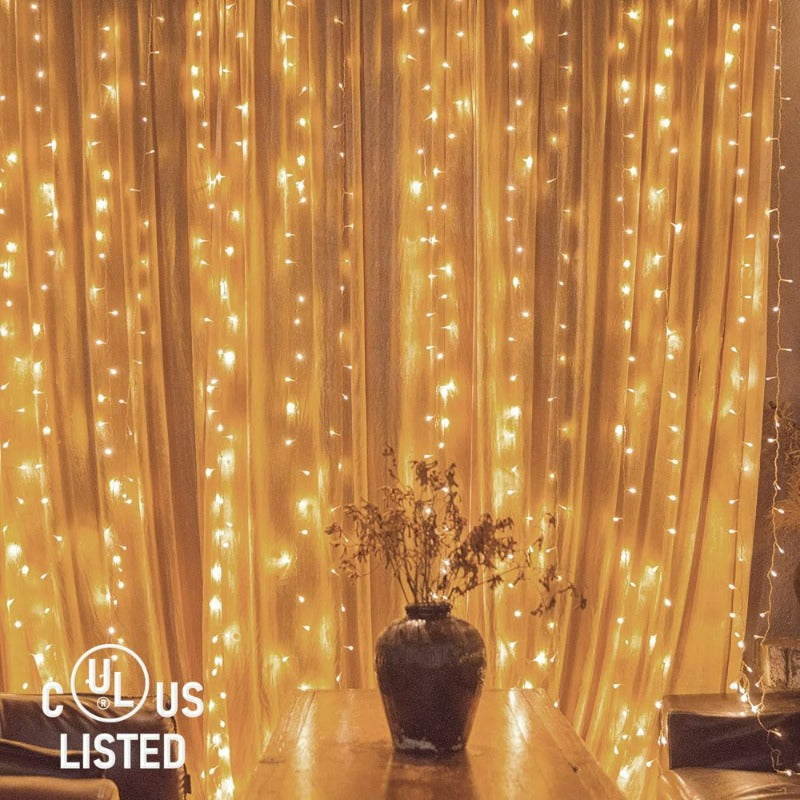 Skorter | 300 LED Window Top Light Sources For Wedding, Party, Home, Garden, Bedroom, Warm White