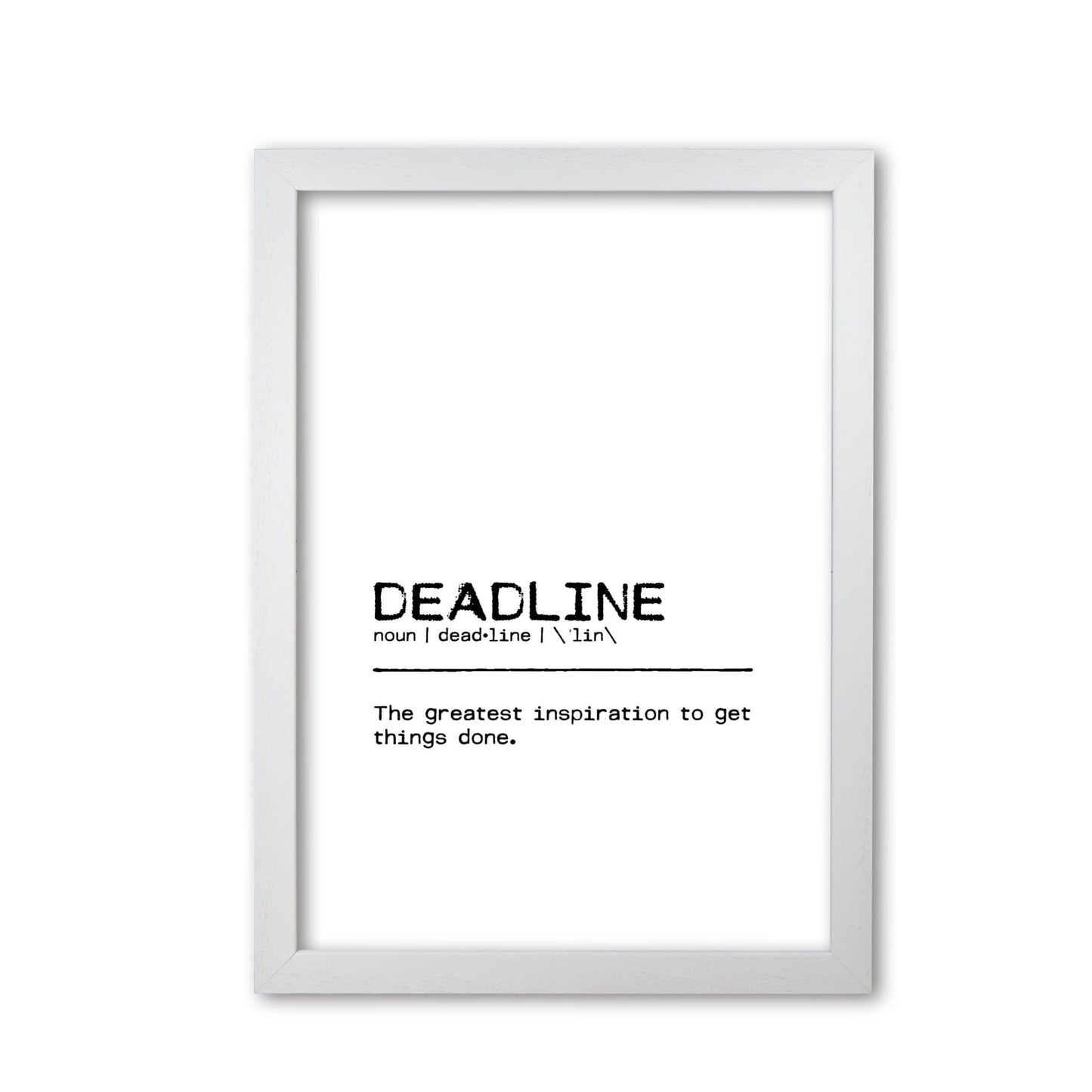 Skorter | Frist Inspiration Definition Quote Print By Orara Studio