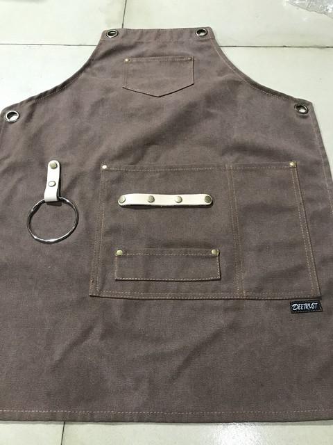 Skorter | DEETRUST Canvas Bib Chef Kitchen Apron For Barista Bartender With Pockets