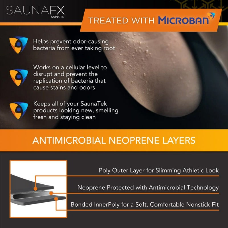 Skørter | Women's Slimming Neoprene Sauna Vest with Microban Antimicrobial Protection