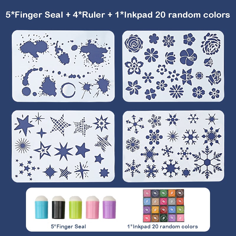 Skorter | DIY sponge finger painting kit