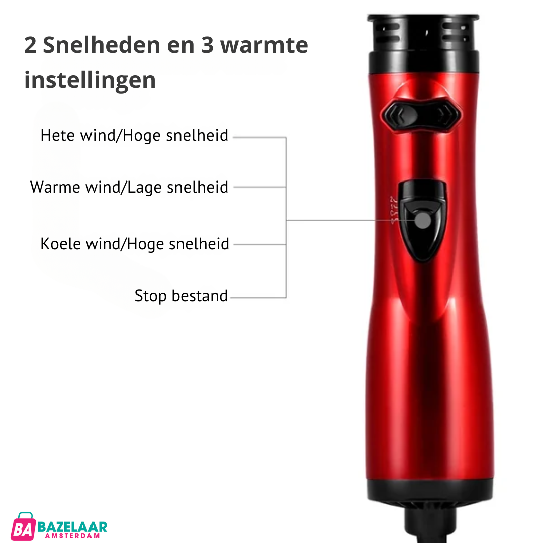 Skorter | 3 I 1 Hair Dryer Styler - For Dry, Curly, Straight Hair