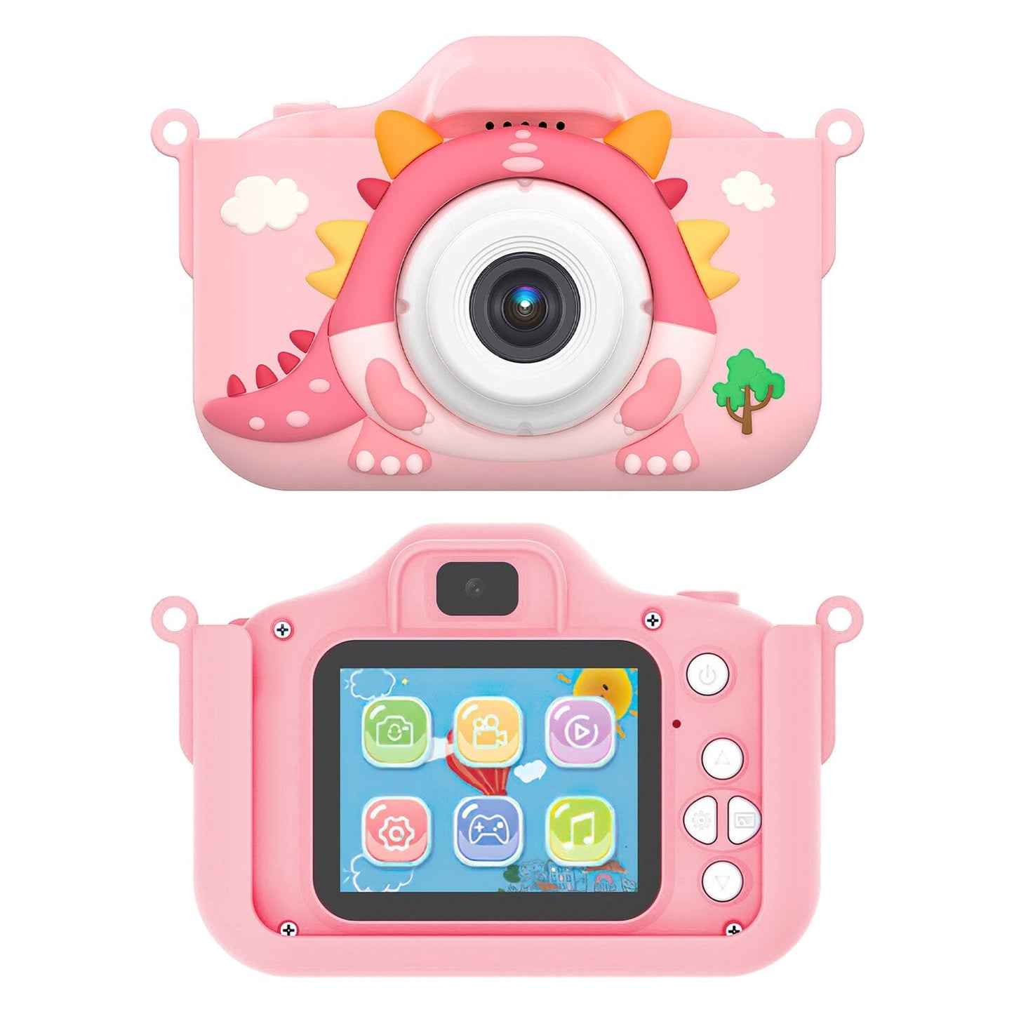 Skorter | Dinosaur Kids Selfie 48MP 1080P HD Cartoon Digital Camera