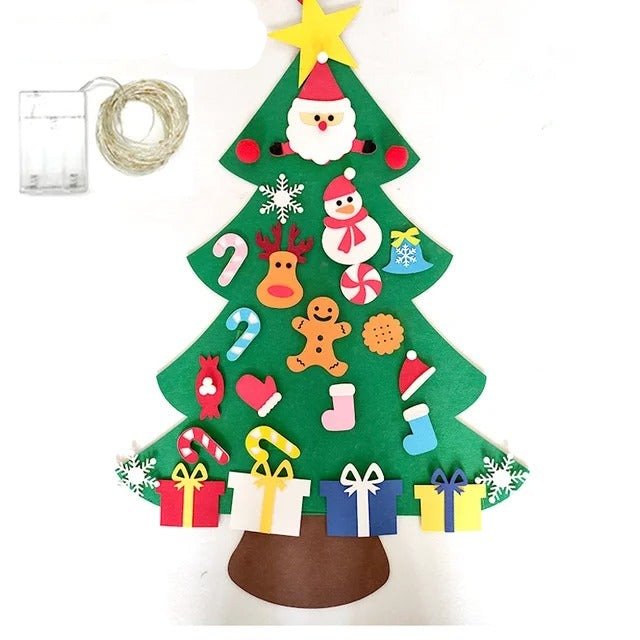 Skorter | DIY Felt Christmas Tree with Accessories - Merry Christmas Decorations For Home