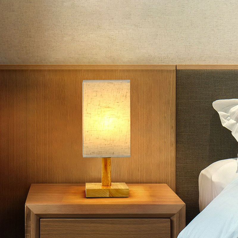 Skorter | LuxeGlow - USB Table Lamp with Fabric Shade – Modern LED Night Light