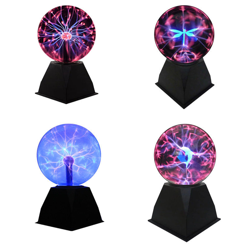 Skorter | LumiPlasma – Interactive Plasma Lamp with Touch Control, Decorative Night Light