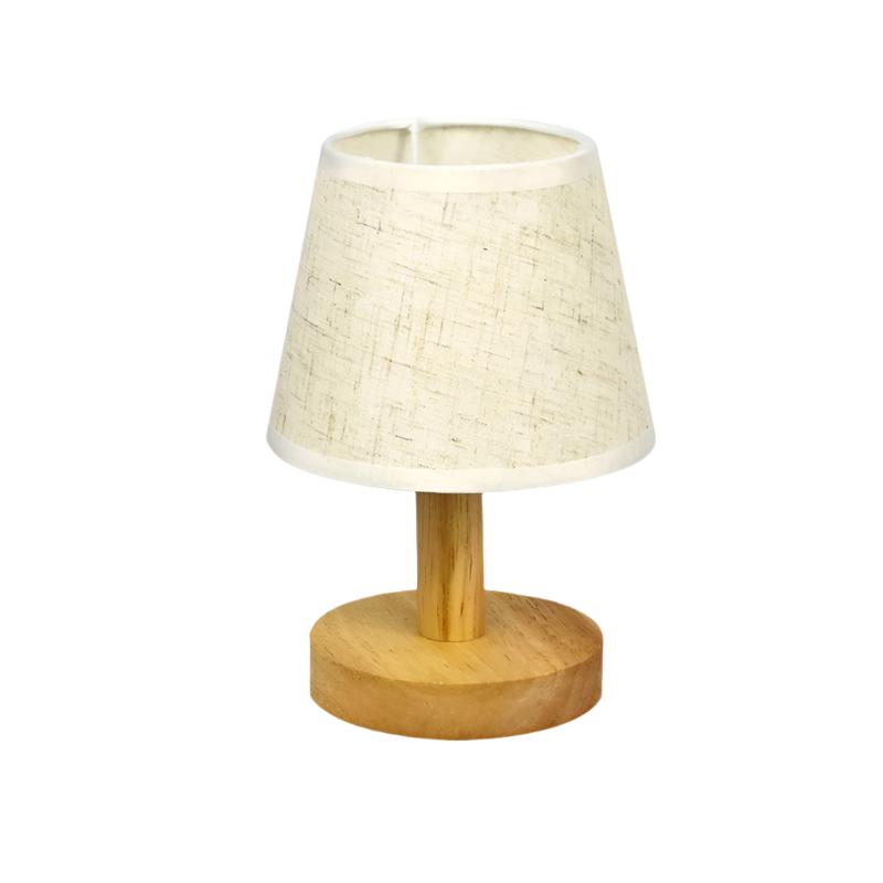 Skorter | LumiWood - Dimmable LED Table Lamp made of Wood for Bedroom & Living Room