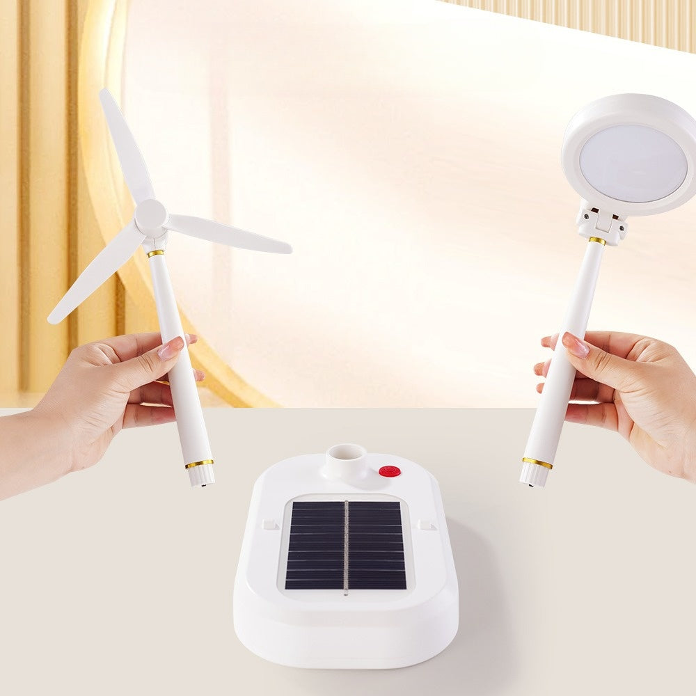 Skorter | SolarBreeze - Light with Fan – Multifunctional Table Lamp for Home & Office