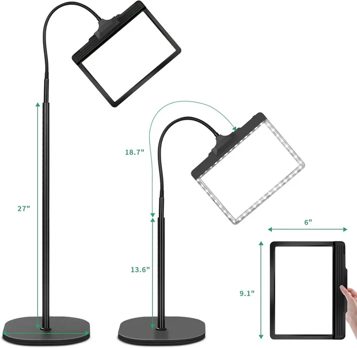 Skorter | Full-Page Magnifying Glass with LED Light