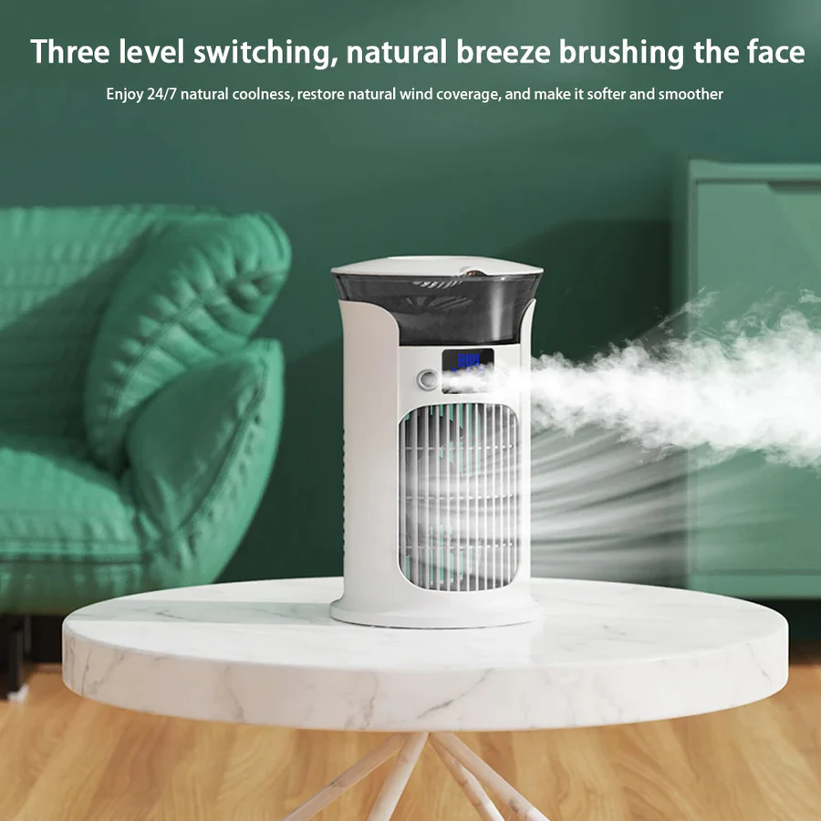 Skorter | Mini Portable Air Conditioner with LED Light and Humidifier