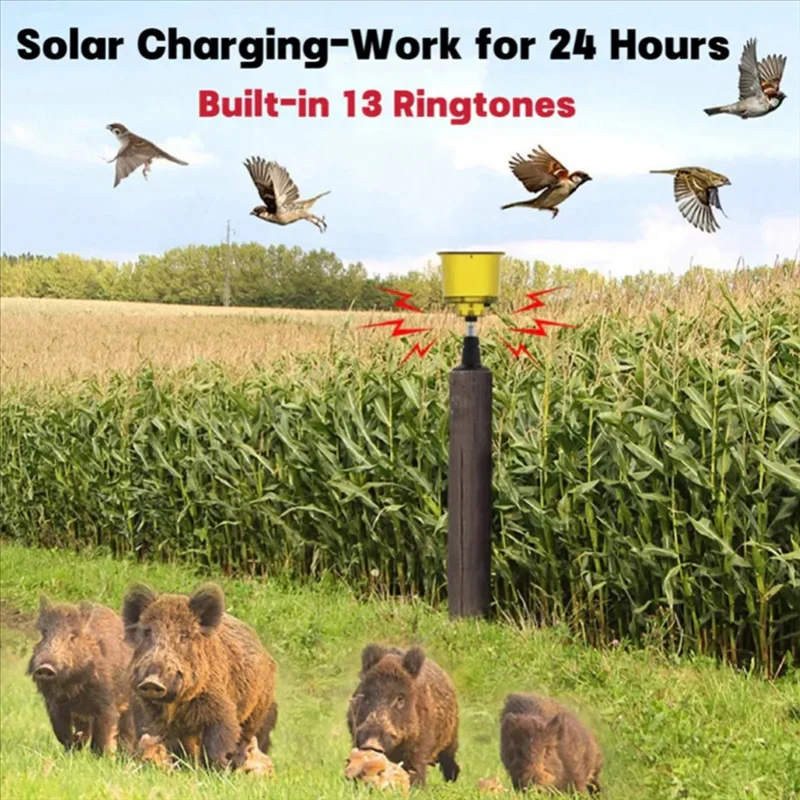 Skorter | Solar Bird Repeller with Sound and Light