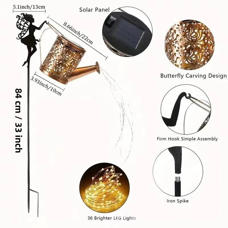 Skorter | Outdoor Light Decorations Hanging Fairy Lamp