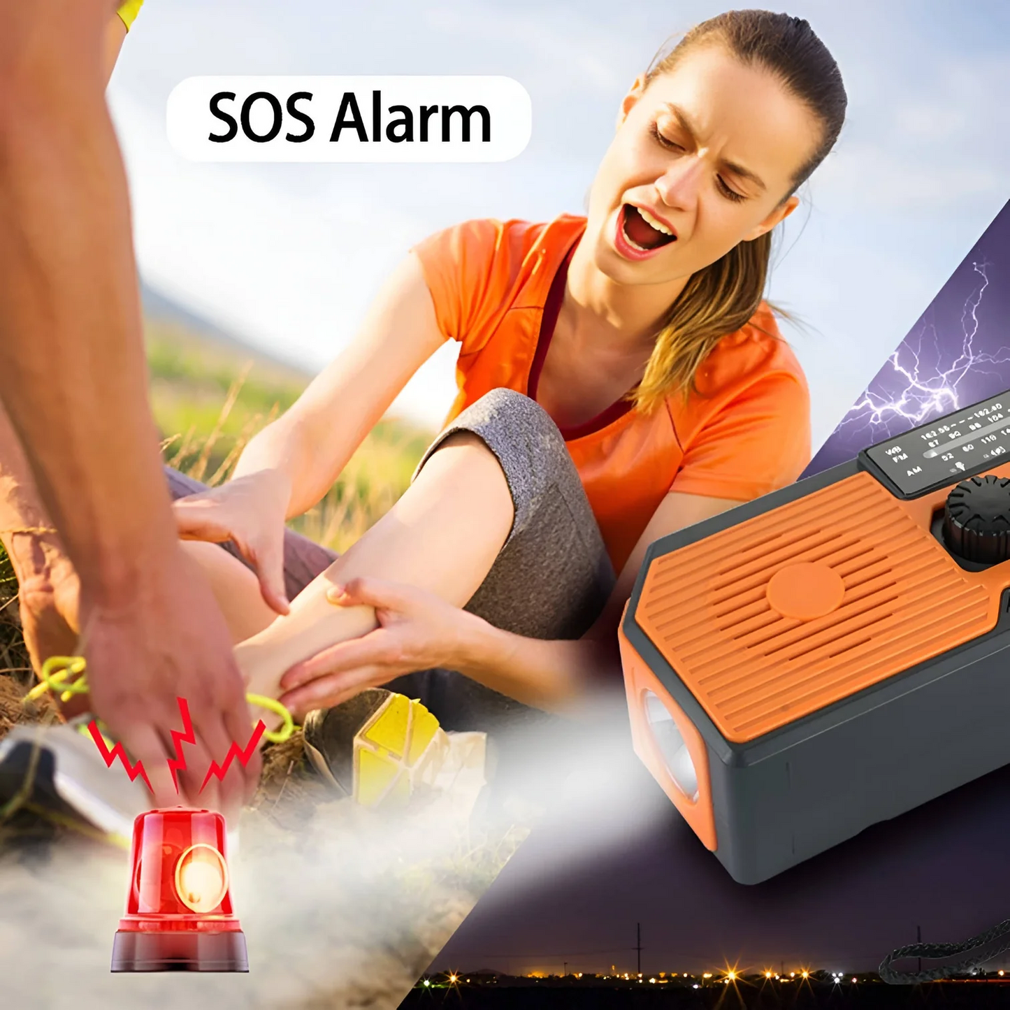 Skorter | Solar Hand Crank Emergency Radio