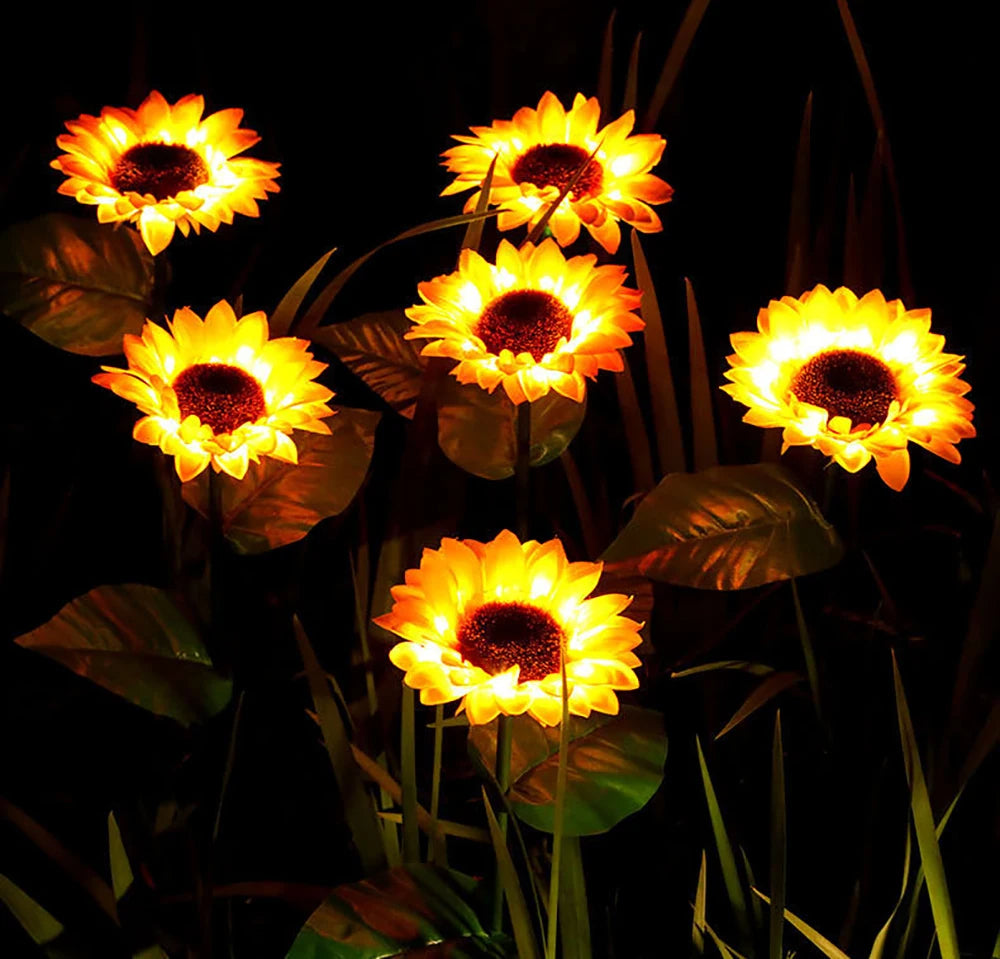 Skorter | SolarBloom Waterproof Solar-Powered Sunflower Lamp