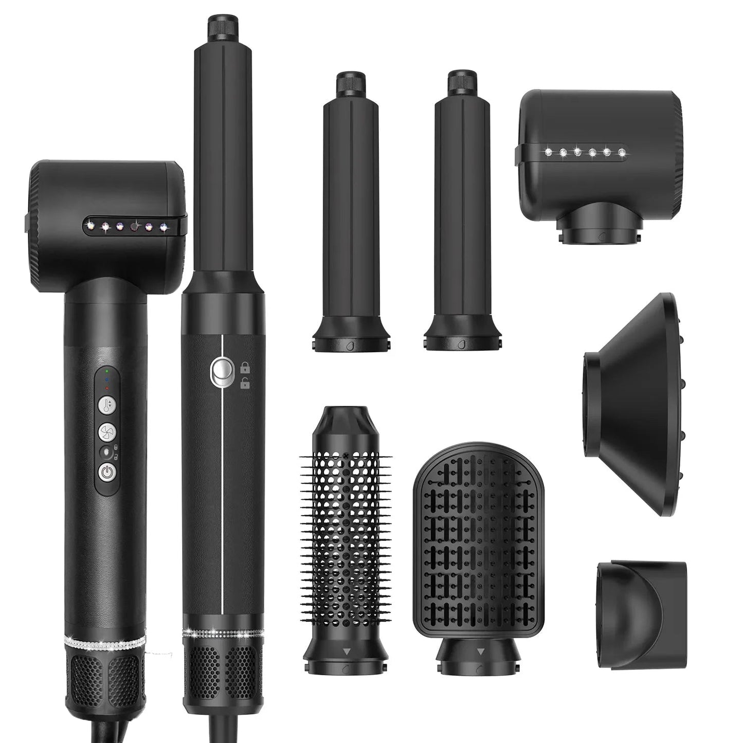 Skorter | 7-in-1 Airwrap Hair Styler | Multi-Functional Styling Tool for Curls, Waves & Straightening