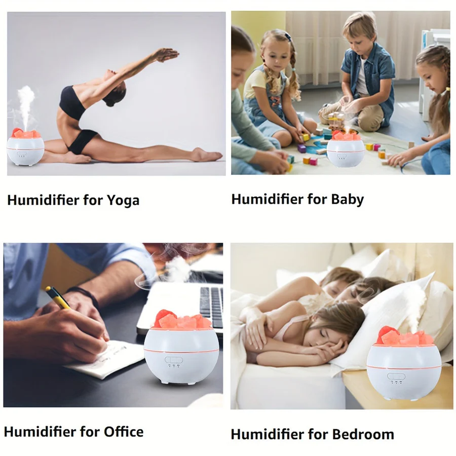Skorter | 3 in 1 Salt Lamp Essential Oil Diffuser