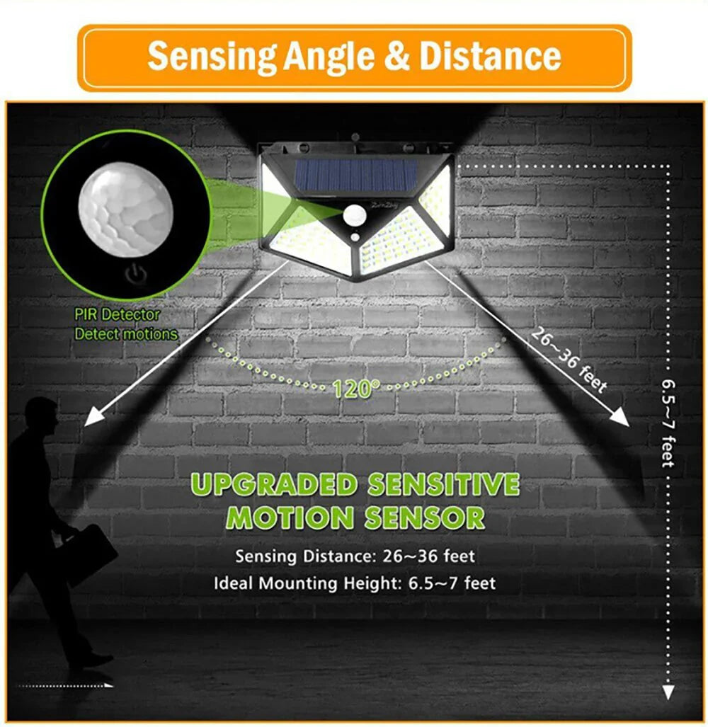 Skorter | Versatile solar light - Weatherproof LED outdoor lamp with motion sensor