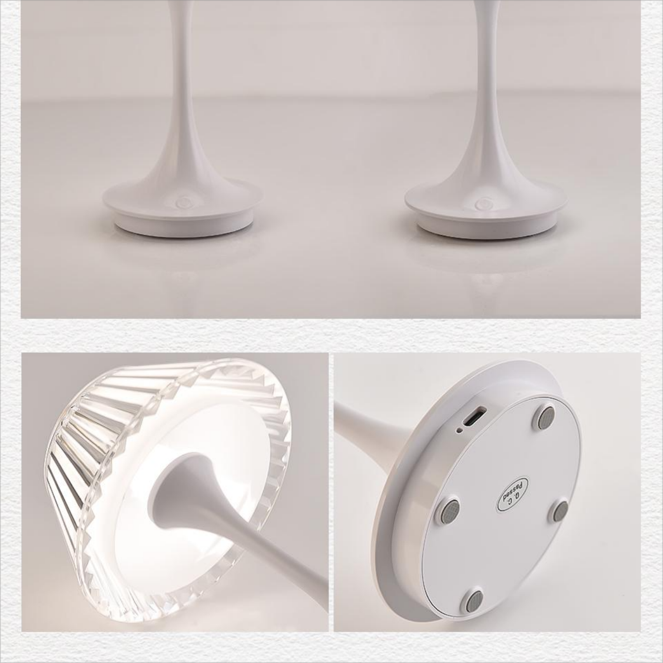 Skorter | LumiGlow - LED Crystal Bed lamp