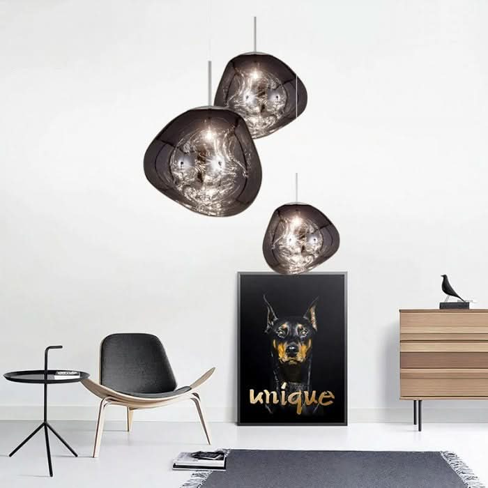 Skorter | Dynamic Acrylic LED Ceiling Lamp with Mirror Finish