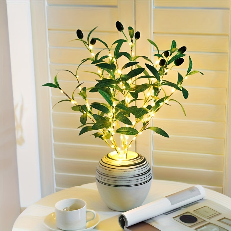 Skorter | LumiTak - Olive branch LED table lamp Decorative