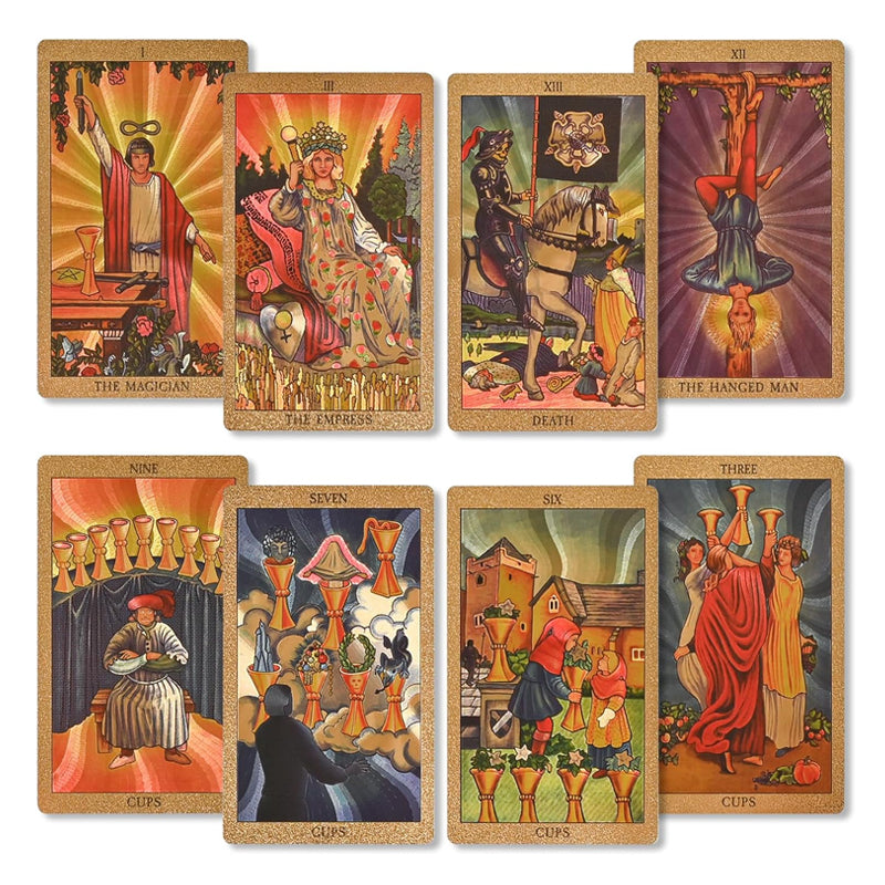 Skorter | Explore the Mystical World of Tarot Gold Foil Tarot