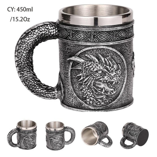 Skorter | Fantasy Adventure Resin / Stainless Steel Mug