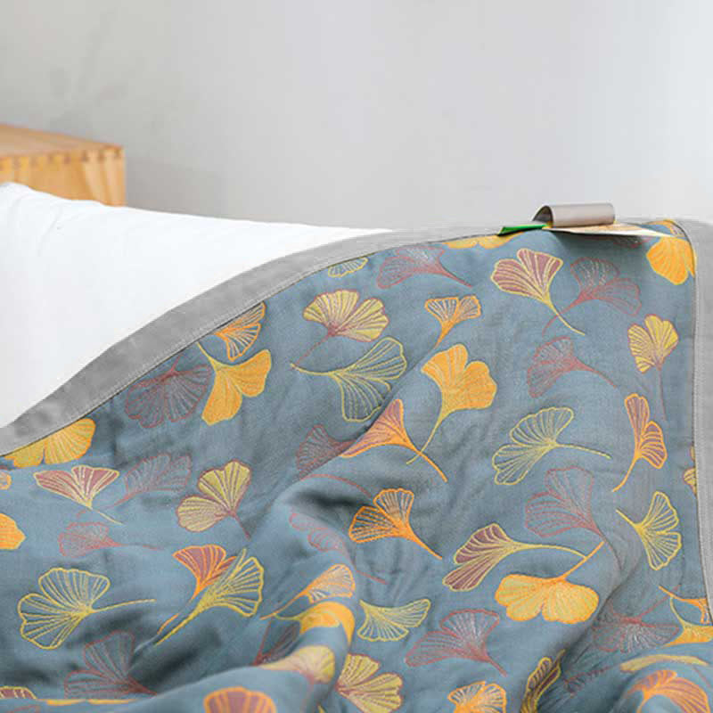 Skorter | LeafNest - Soft Cotton Bed Linen with Leaf Motif