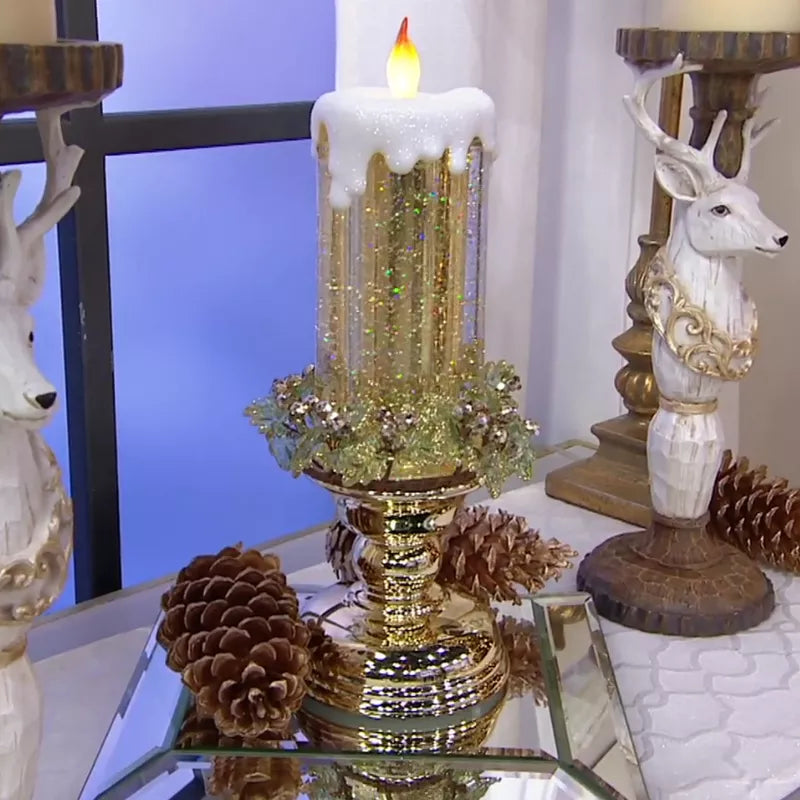 Skorter | Christmas LED candles with glitter
