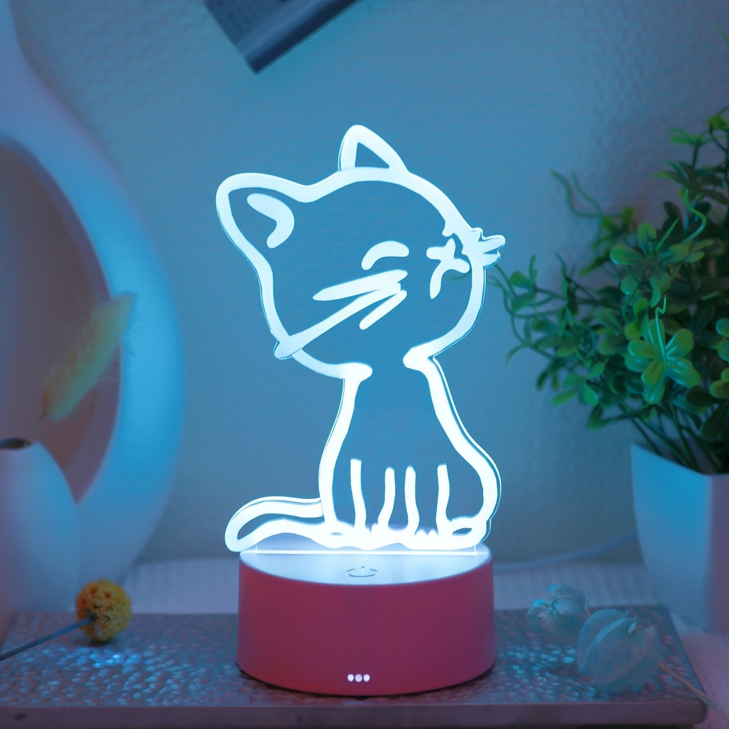 Skorter | GlowPaw - Touch-Controlled 3D Cat Night Light