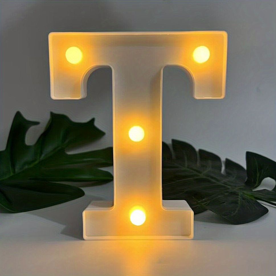 Skorter | AlphaGlow - LED Decorative Letter Light with Battery Operation