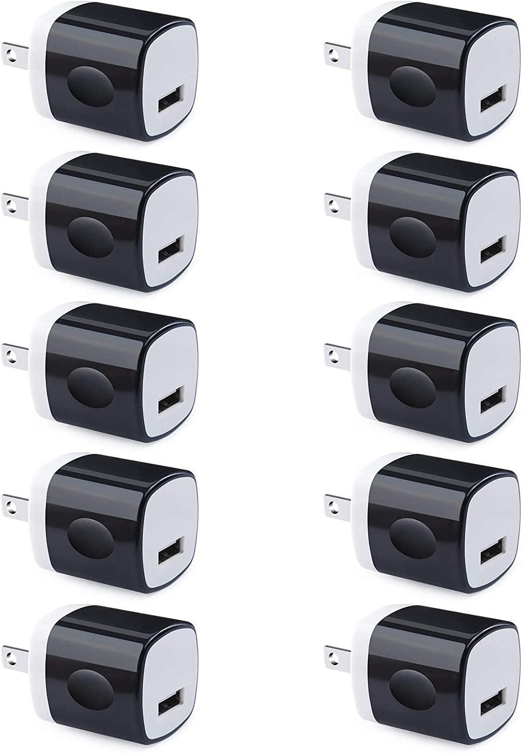 Skorter | 10 Pack USB Plug Charging Cube Block