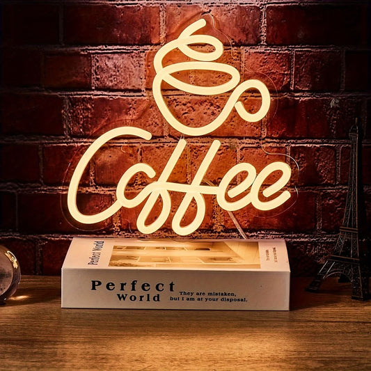Skorter | Neon LED Coffee Sign for Kitchen or Café Wall