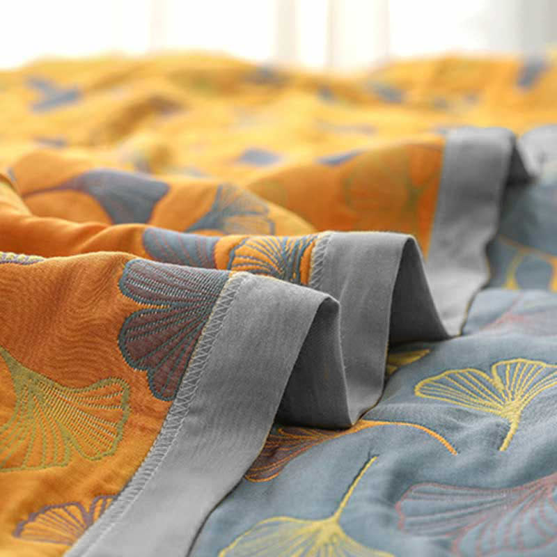 Skorter | LeafNest - Soft Cotton Bed Linen with Leaf Motif