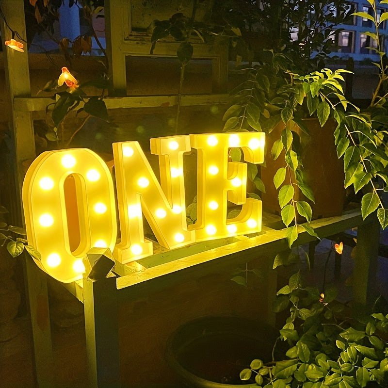 Skorter | AlphaGlow - LED Decorative Letter Light with Battery Operation