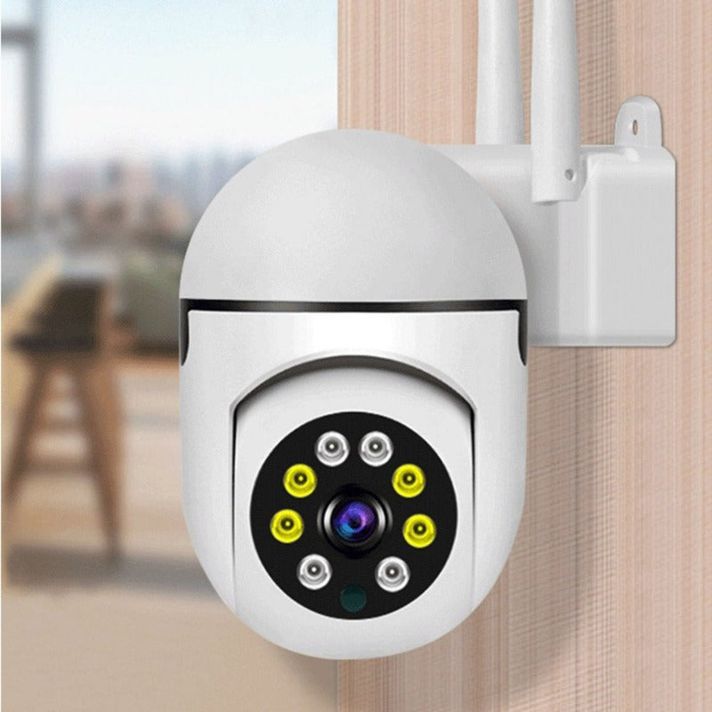 Skørter | 2.4Ghz & 5G Security Camera, 1080P Wireless Security Cameras Outdoor, 360 Degrees Outdoor Surveillance Cameras for Home Security with Motion Detection, 2-Way Audio