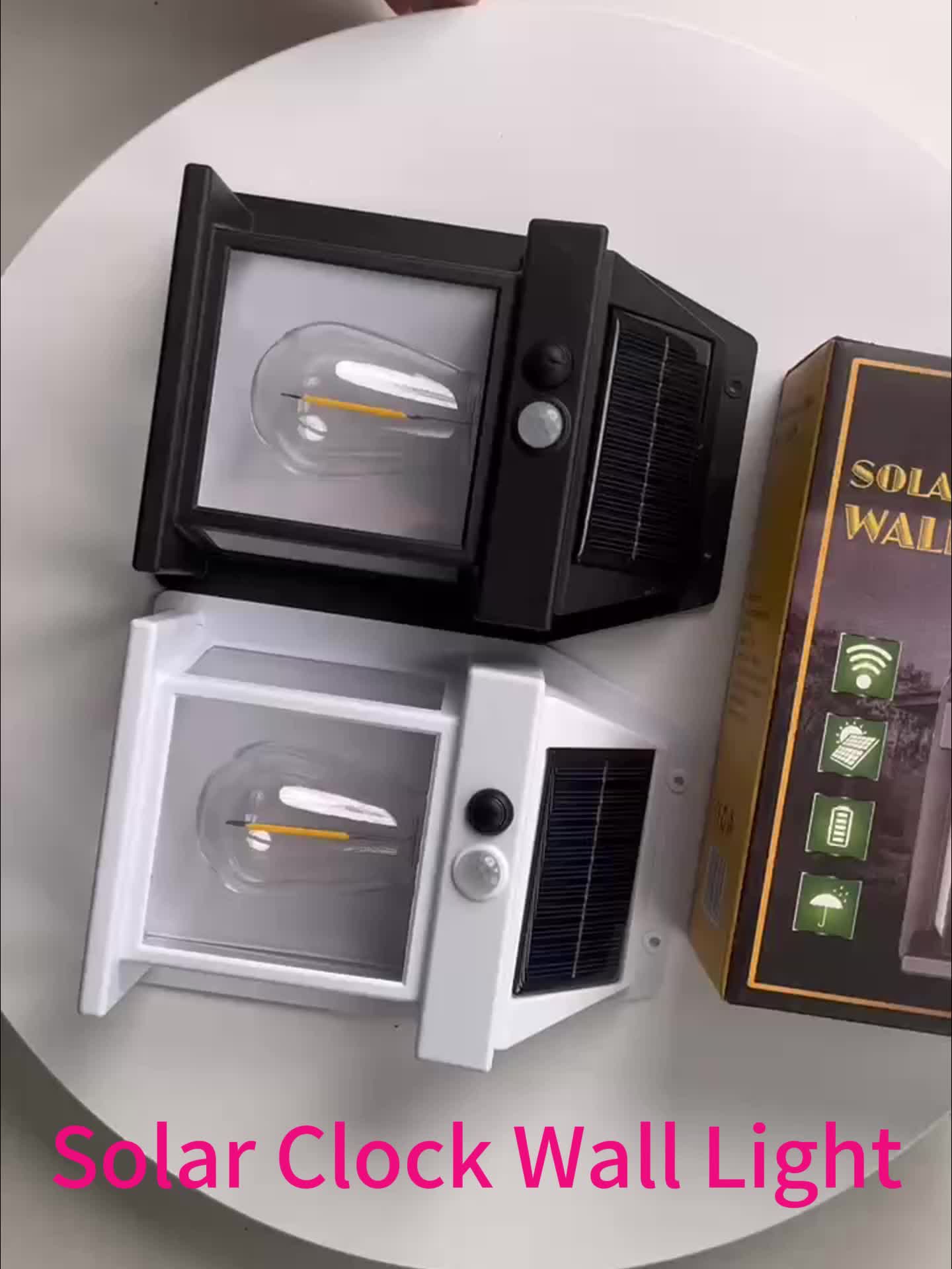 Skorter | SolarGlow - Solar-Tungsten Wall Lamp with Motion Sensor and 3 Lighting Modes