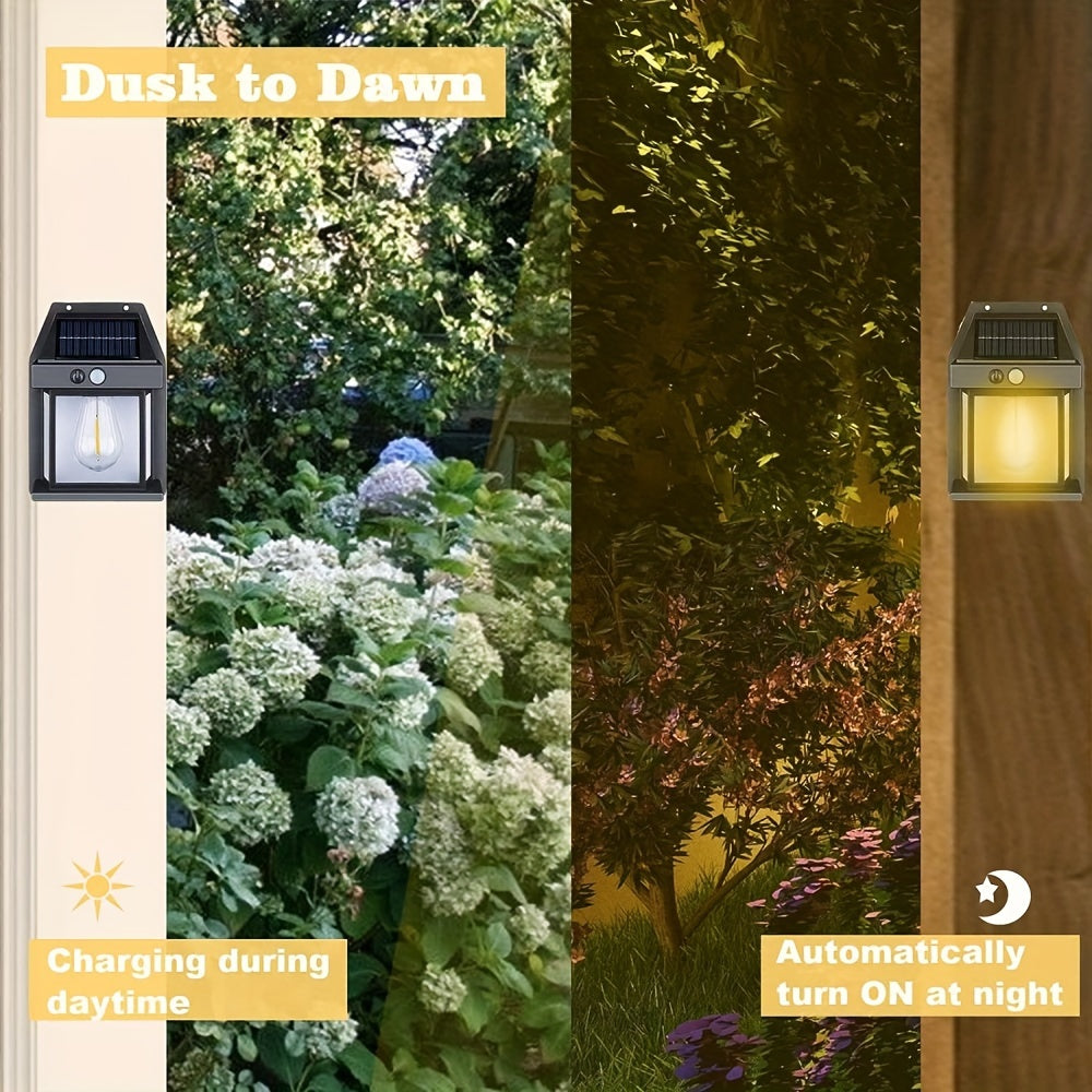 Skorter | SolarGlow - Solar-Tungsten Wall Lamp with Motion Sensor and 3 Lighting Modes