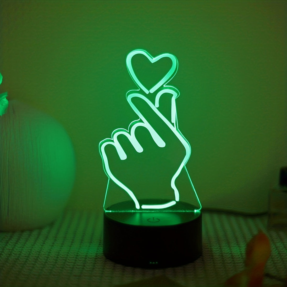 Skorter | IllumiHeart - 7-color LED Night Light with Touch Control