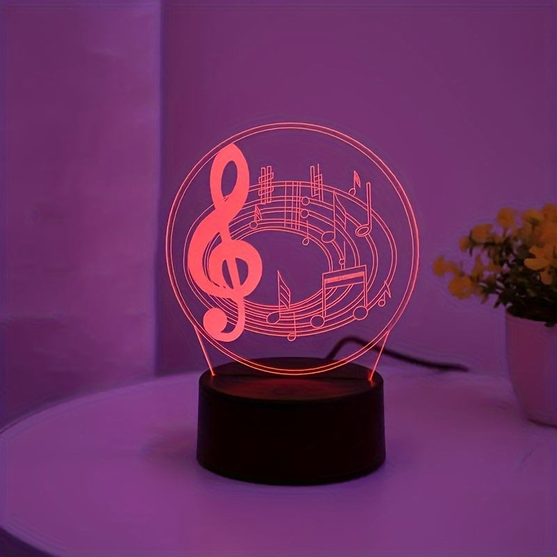 Skorter | MusikLys - Modern Acrylic Table Lamp with Touch Control and USB Connection