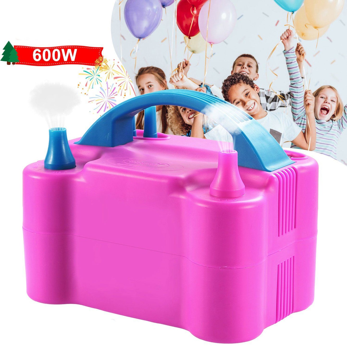 Skorter | Electric Balloon Pump 600W Balloon Blower Inflator Double Nozzle