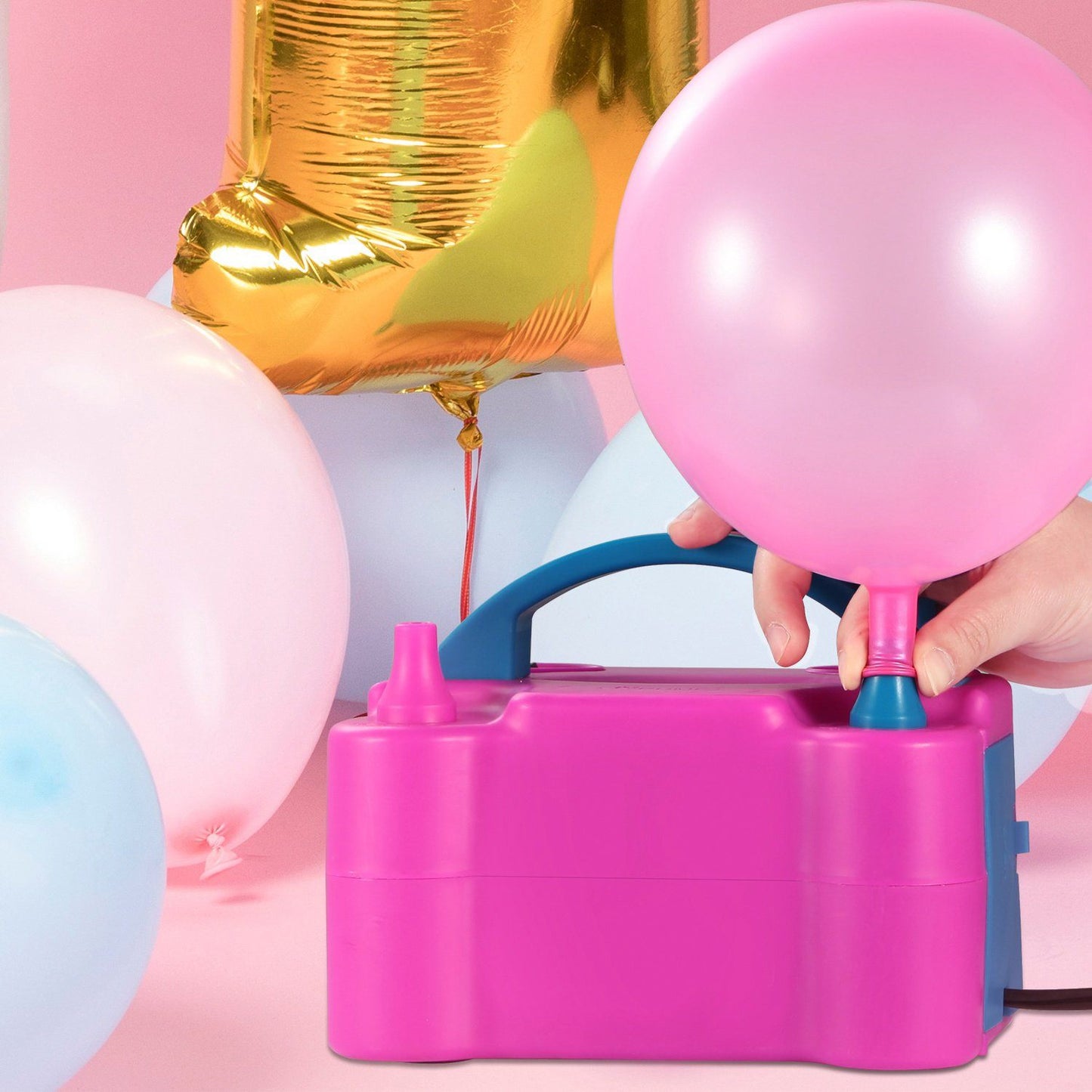 Skorter | Electric Balloon Pump 600W Balloon Blower Inflator Double Nozzle