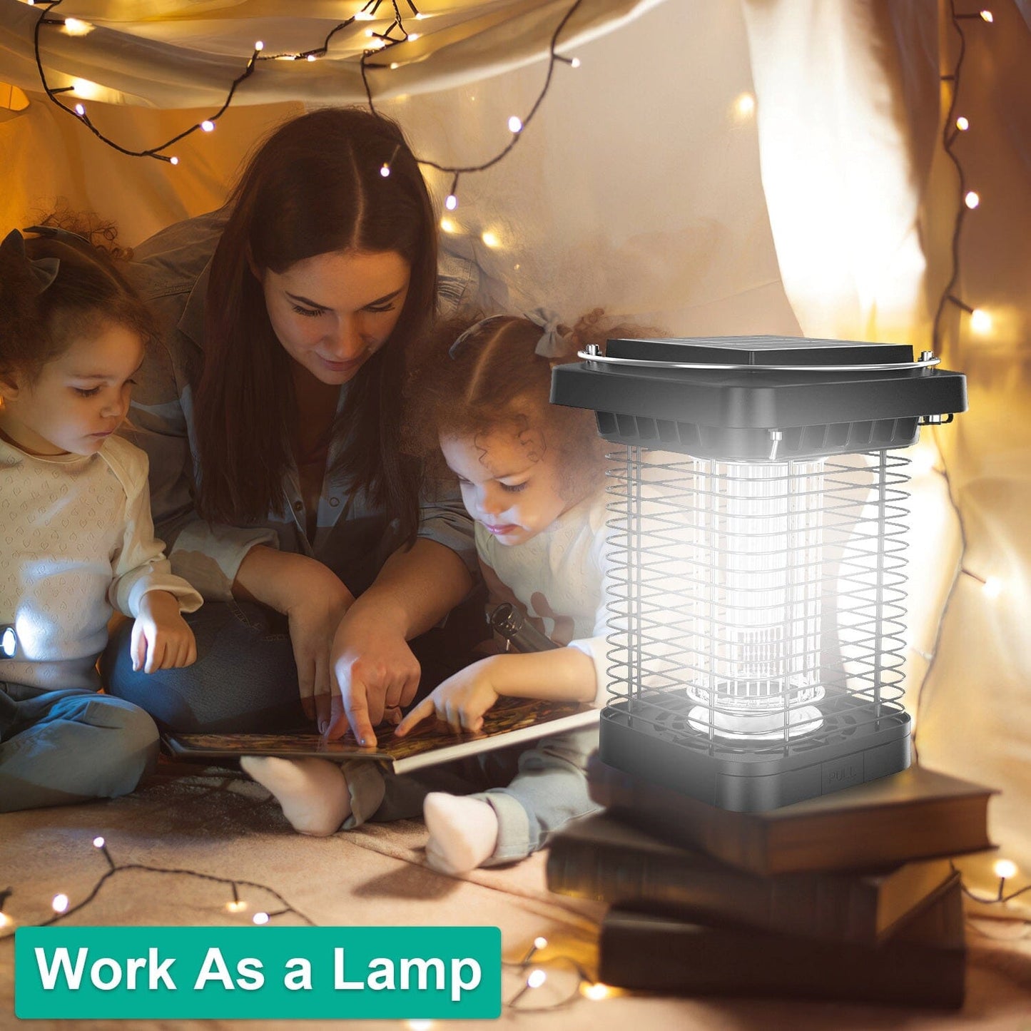 Skorter | Electric solar-powered insect zapper lamp IP65 waterproof for indoor and outdoor