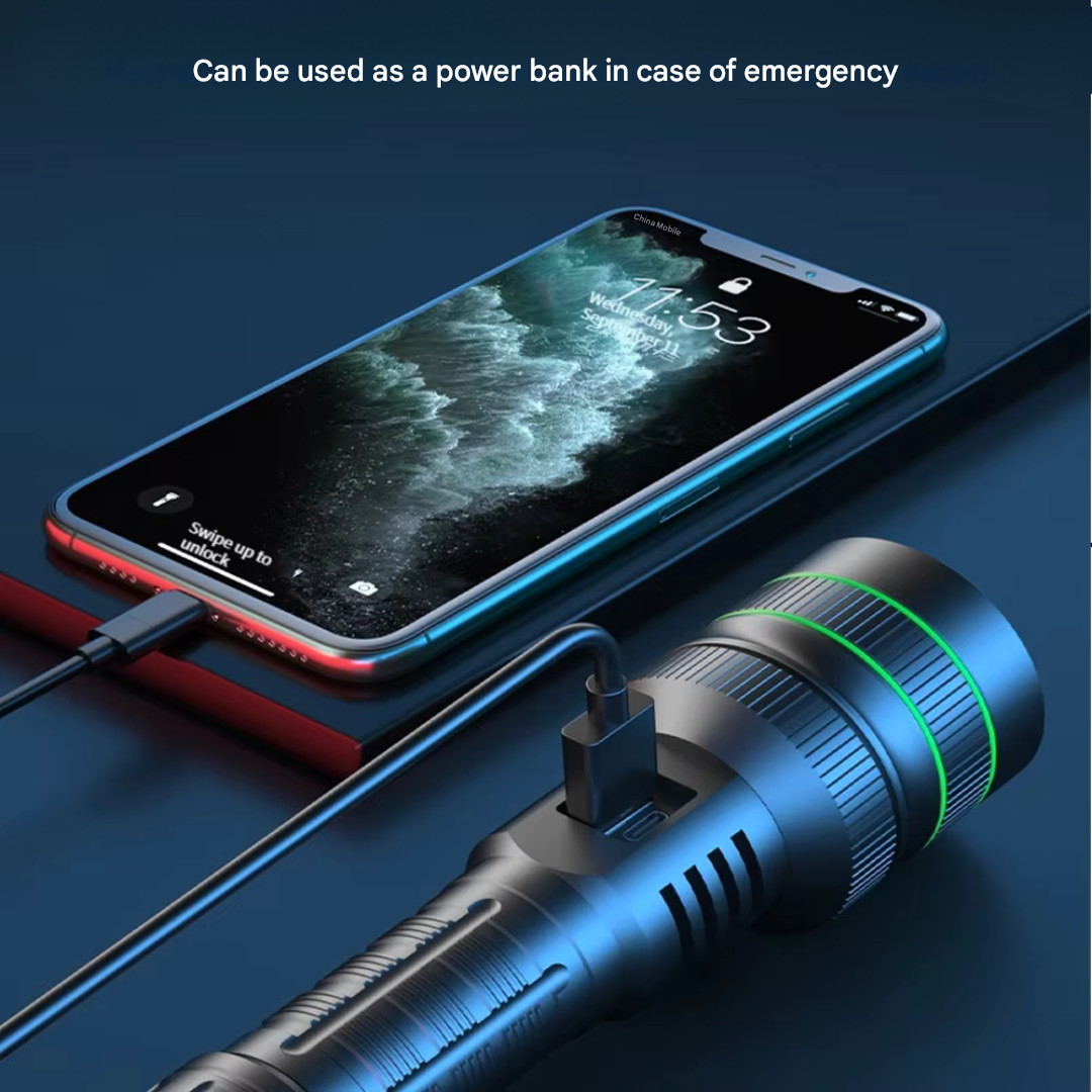 Skorter | Extreme Bright and Zoomable LED Torch - PowerBeam