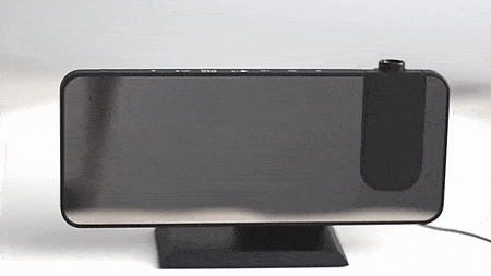 Skorter | LED Projection Alarm Clock with Radio USB Charger Display