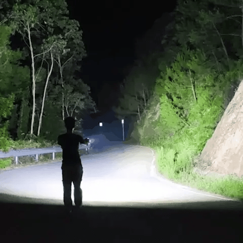 Skorter | 100,000 Lumen Rechargeable LED Flashlight | Waterproof, Impact-Resistant & Ideal for Hiking, Emergencies & Power Outages