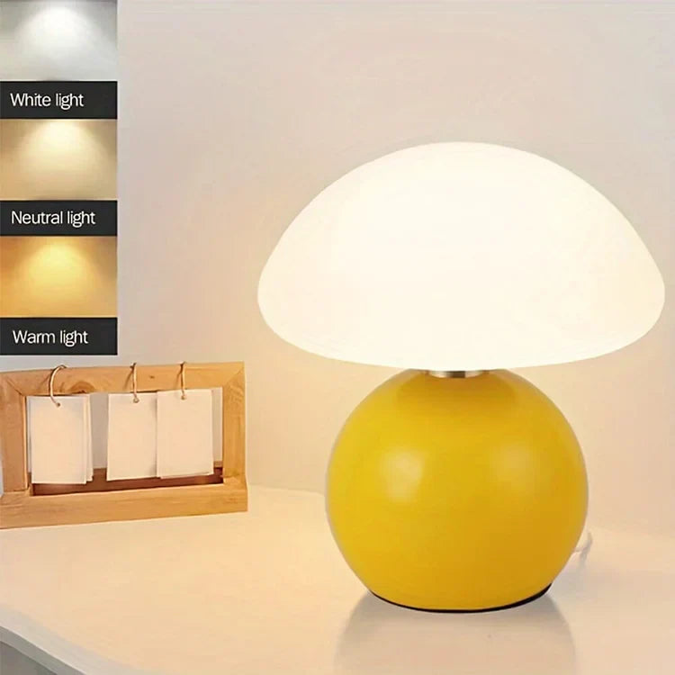 Skorter | Shaped Table Lamp – Elegant French Cream Lamp for a Cozy Bedroom