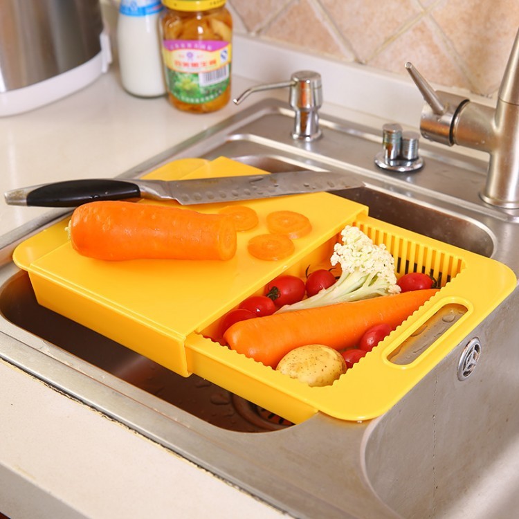 Skorter Kitchen Cutting Blocks Sinks Drain Baskets Cutting Boards Vegetable Meat Tools Kitchen Equipment Cutting Board